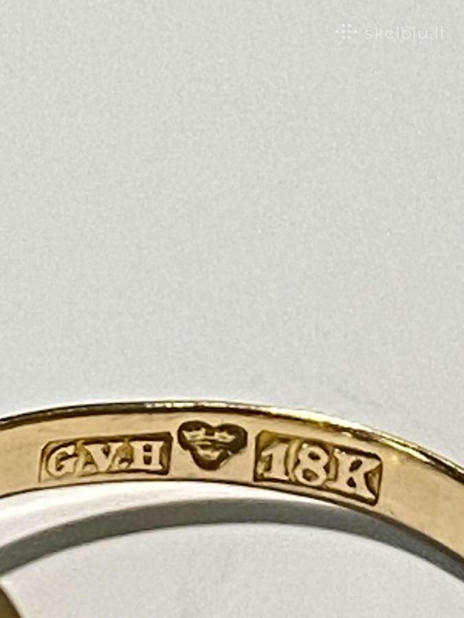 Aukso (750) žiedas su išskirtine 1,7ct spinele - nuotraukos Nr. 6