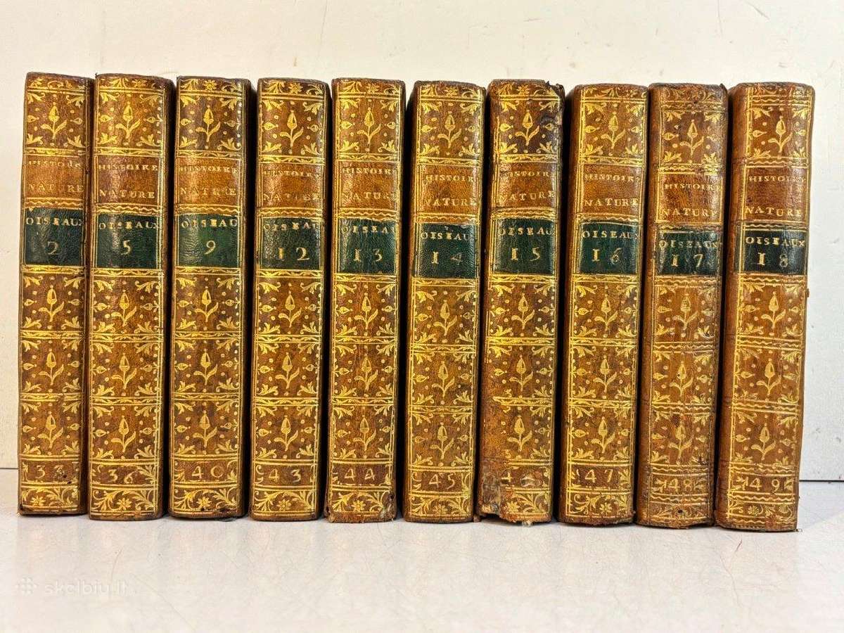 B. de Seve "Paukščių istorija" (1770-1785) - nuotraukos Nr. 8