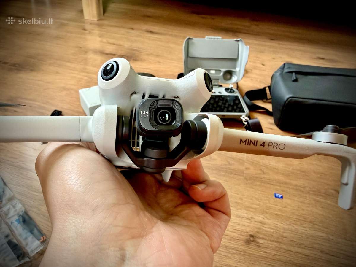 Dji Mini 4 Pro Fly More Combo 500m - nuotraukos Nr. 2