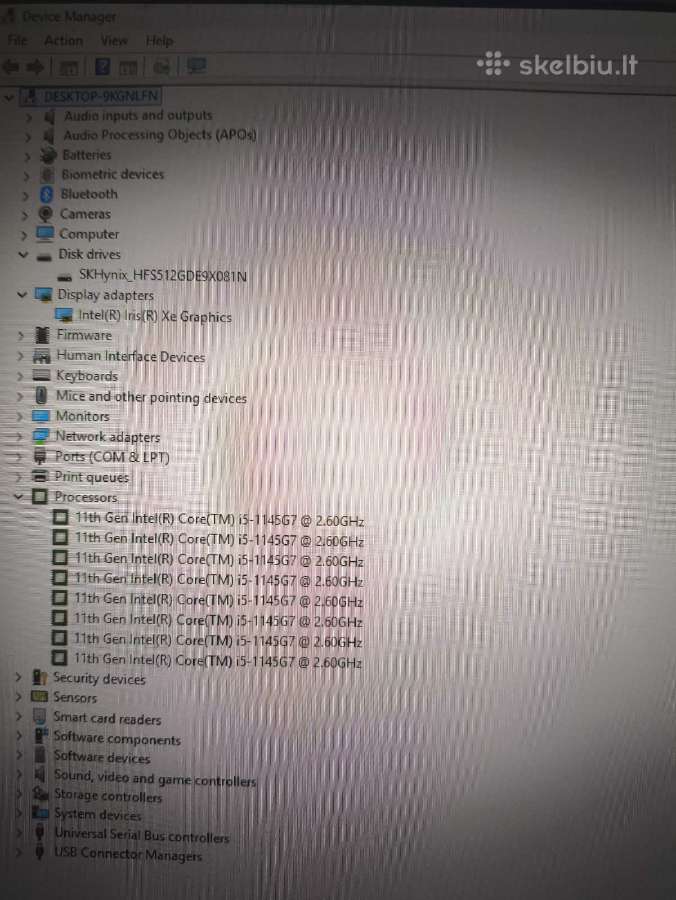 Thinkpad T14s Fhd Ts 500ni i5-1145g7 16gb 512gb 6% - nuotraukos Nr. 5