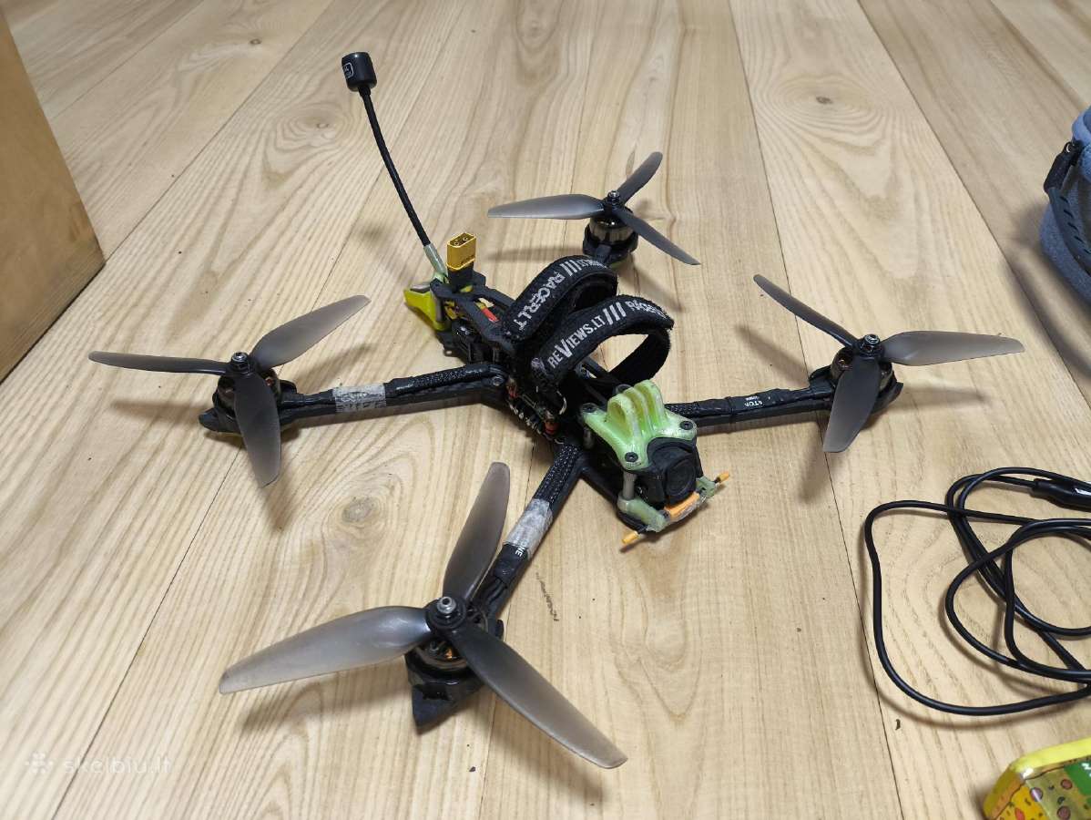 Pilnas 7 colių fpv drono komplektas - nuotraukos Nr. 5