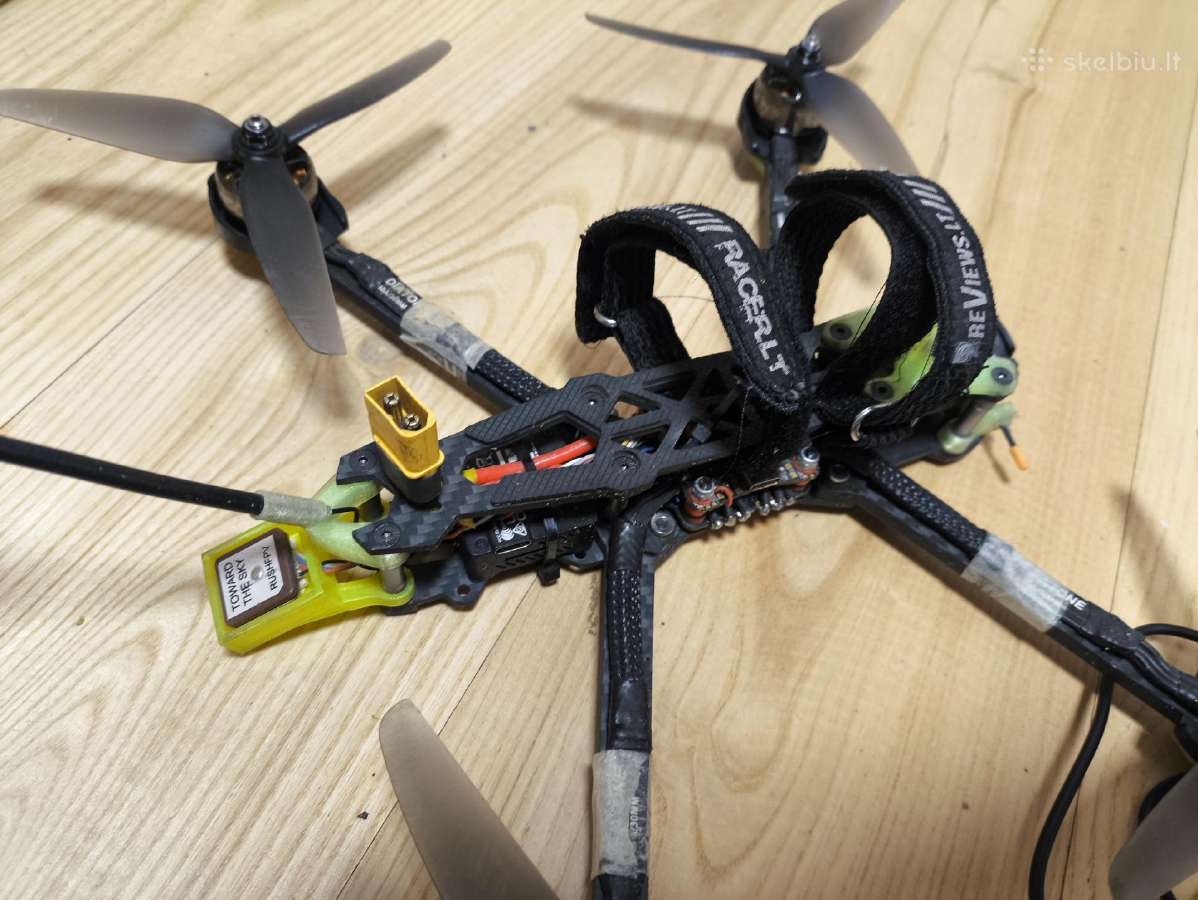 Pilnas 7 colių fpv drono komplektas - nuotraukos Nr. 6