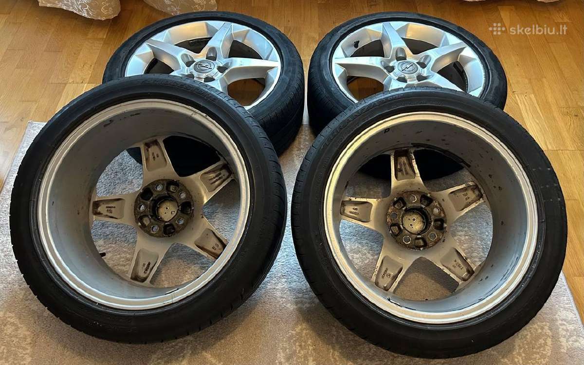 Opel R17 Ronal диски + Bridgestone, 4шт, 140€ - nuotraukos Nr. 3