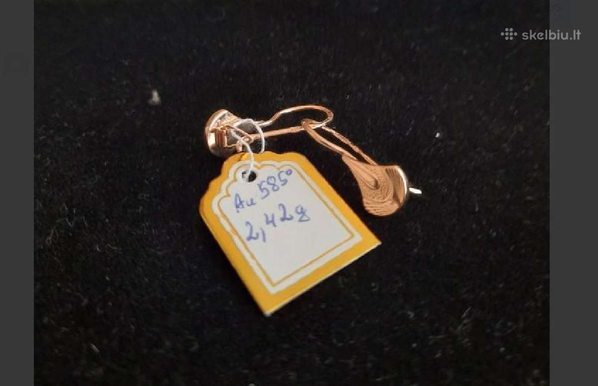 Auksiniai auskarai nuo 86eur. - nuotraukos Nr. 30