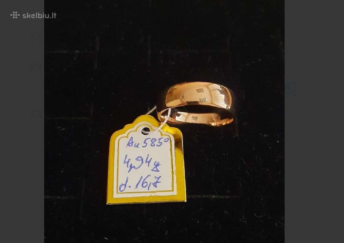 Auksiniai Žiedai nuo 87eur. - nuotraukos Nr. 31