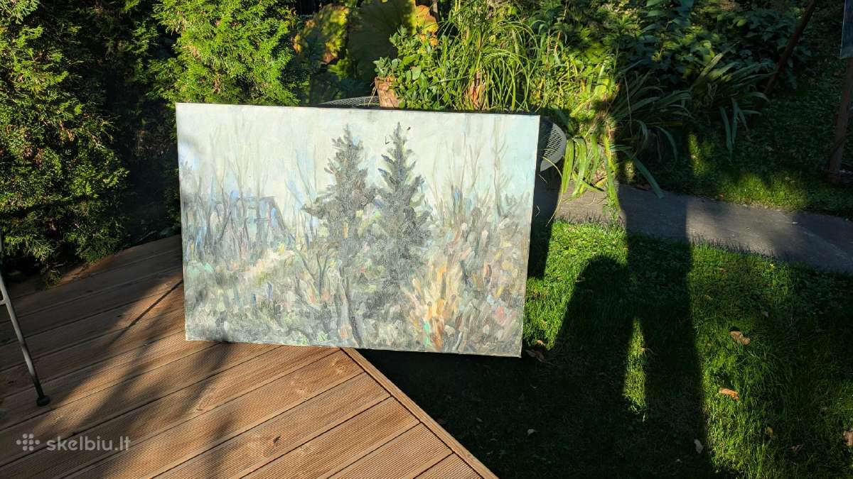 Antanas Kmieliauskas - Dvi pušys - 100x80 - nuotraukos Nr. 2