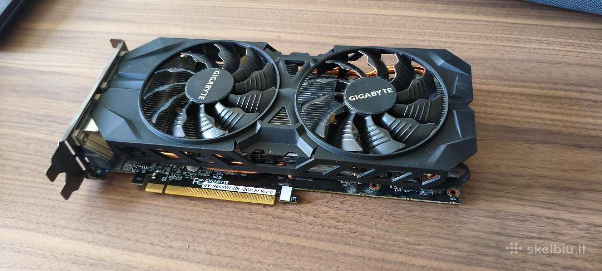 Gpu Gigabyte Geforce Gtx 960 2gb Windforce 2x - nuotraukos Nr. 2