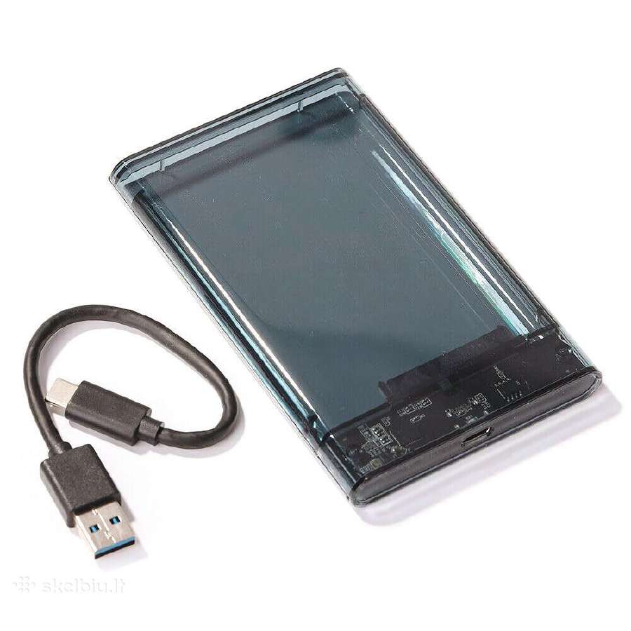 Sata 2.5" SSD HDD dežutė usb-c - nuotraukos Nr. 8