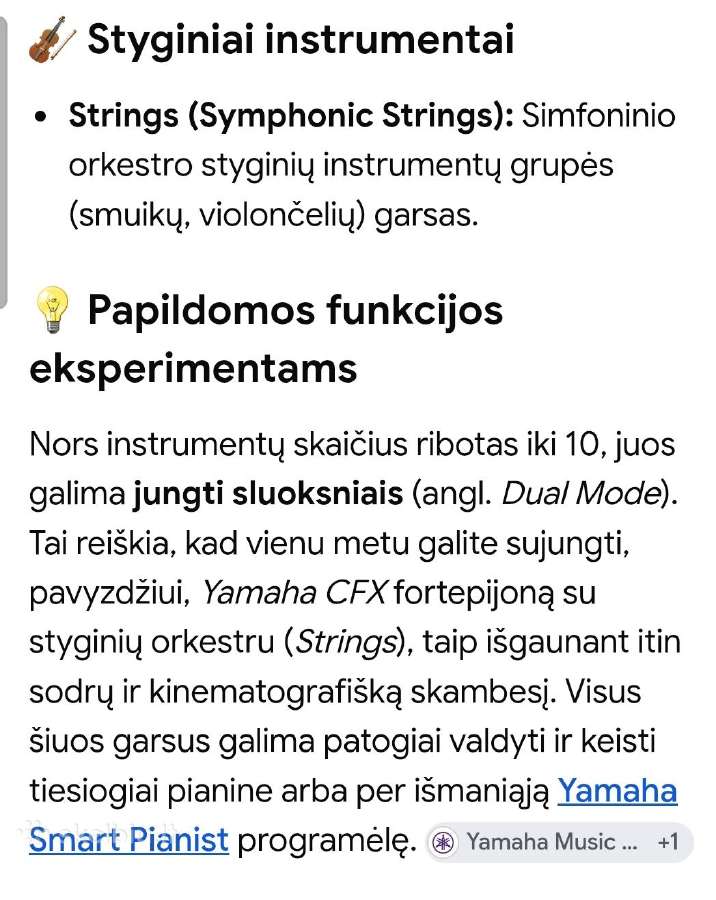 Labai kokybiškas Yamaha Arius Ydp-164 - nuotraukos Nr. 17