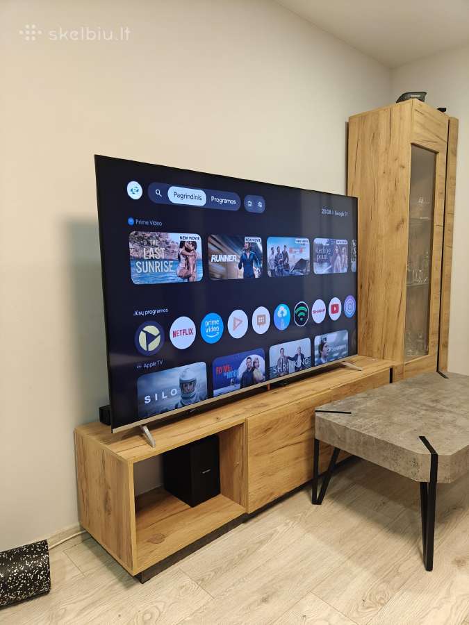Sharp 75" (189 cm) 4k Google TV + Garso aparatūra - nuotraukos Nr. 3