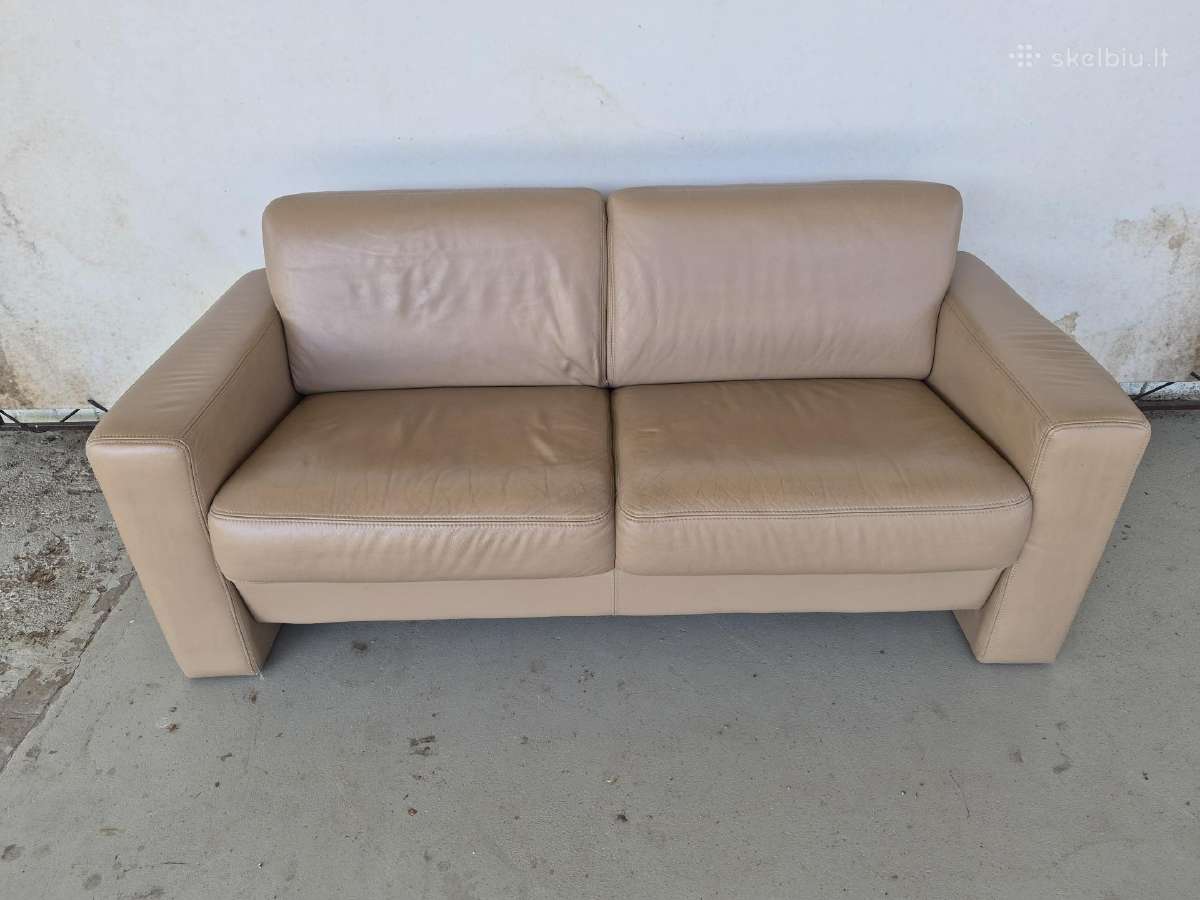 Odinė sofa - nuotraukos Nr. 2