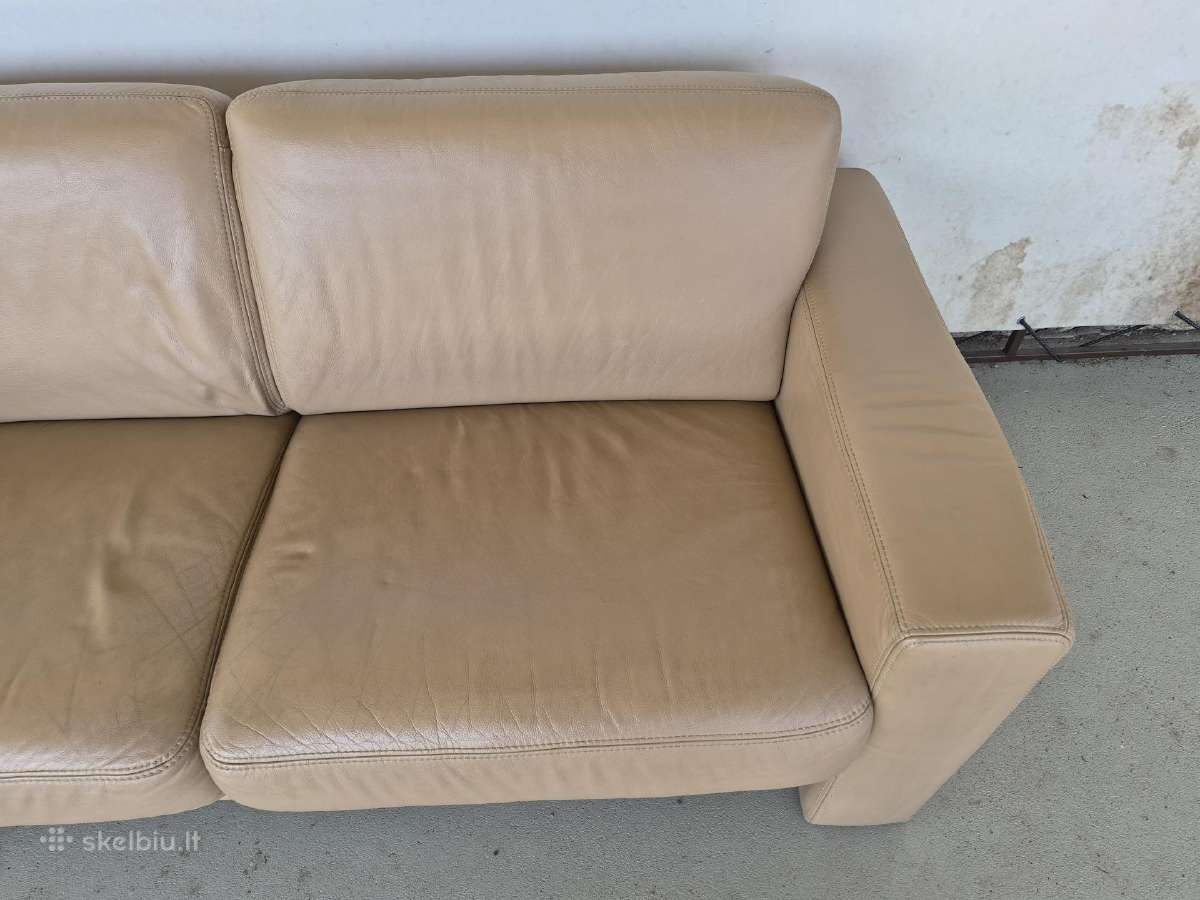 Odinė sofa - nuotraukos Nr. 3
