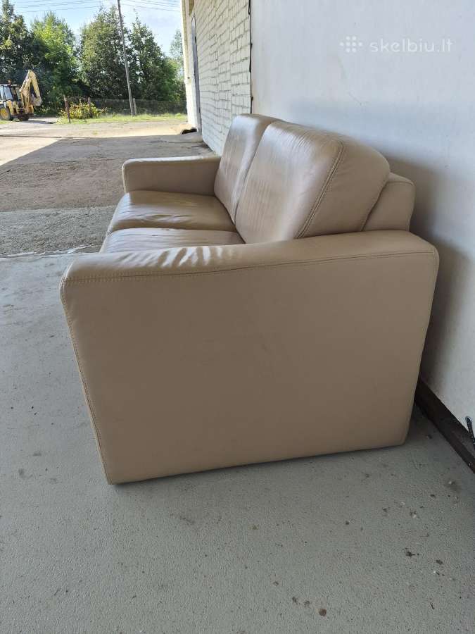 Odinė sofa - nuotraukos Nr. 4