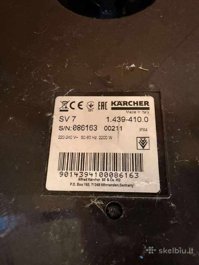 Karcher Sv7 garinis siurblys - nuotraukos Nr. 4