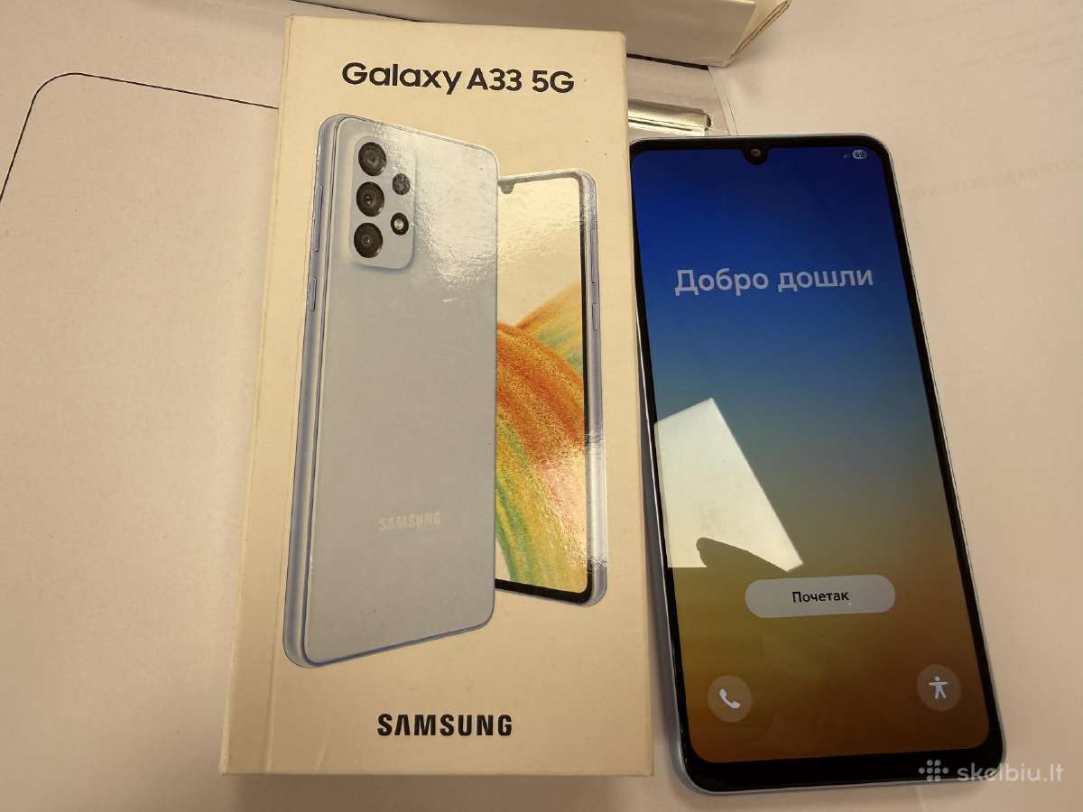 Telefonas Samsung Galaxy A33 5G - nuotraukos Nr. 3