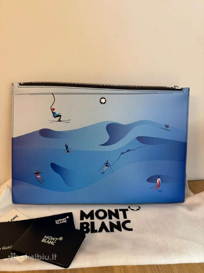 Montblanc Meisterstück scenic pounch with skiers - nuotraukos Nr. 2