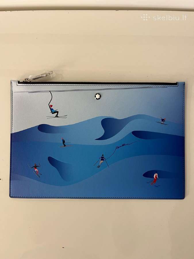 Montblanc Meisterstück scenic pounch with skiers - nuotraukos Nr. 8