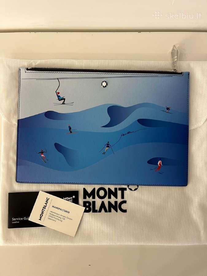 Montblanc Meisterstück scenic pounch with skiers - nuotraukos Nr. 10