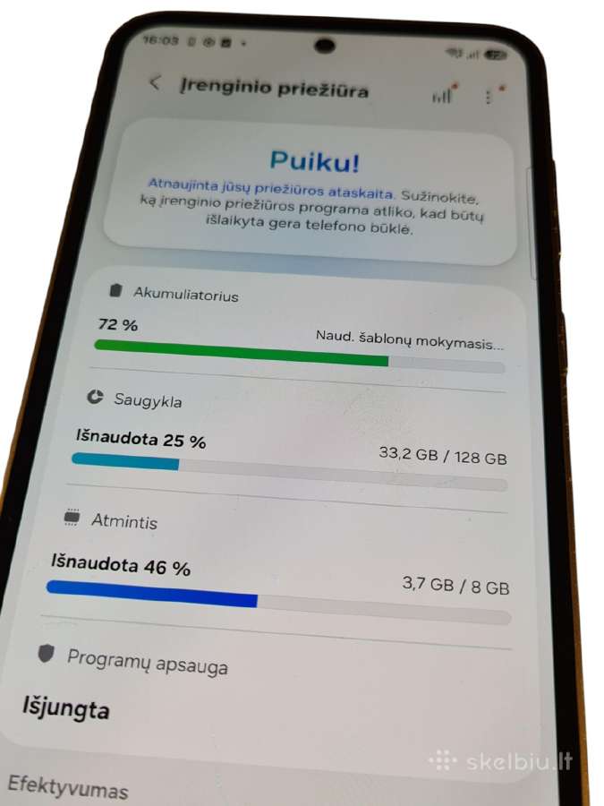 Samsung Galaxy S23 Fe 5G + 3 mėn. garantija - nuotraukos Nr. 5