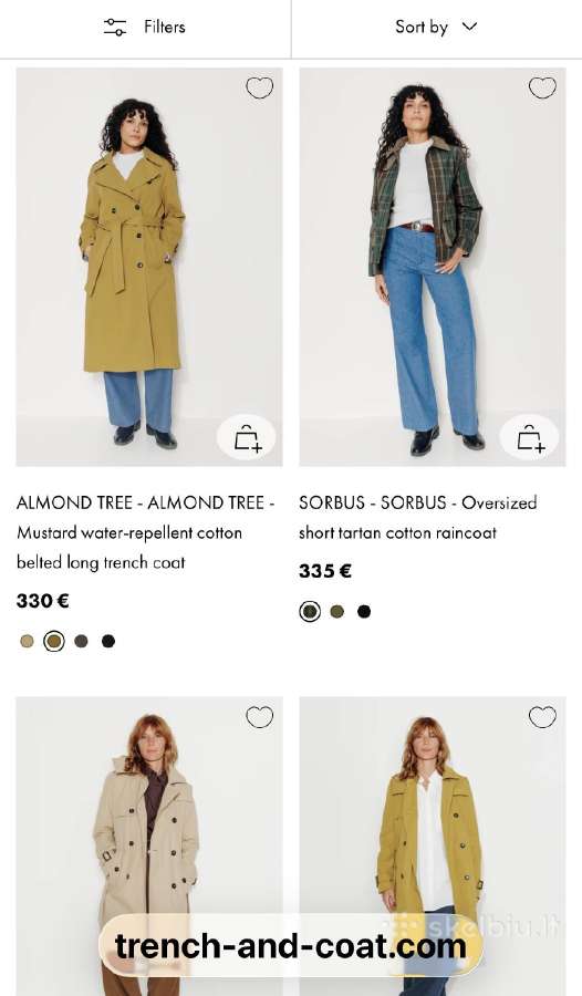 Parduodu Trench&coat prekės ženklo puspaltį - nuotraukos Nr. 4