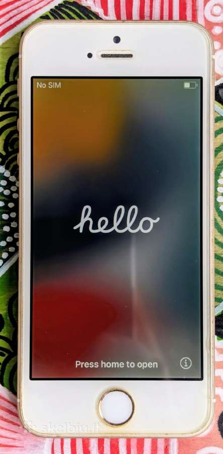 iPhone Se 1 gen 64gb Gold baterija 100% dėklas - nuotraukos Nr. 3