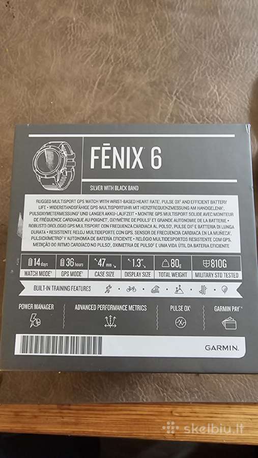 Garmin Fenix 6 - nuotraukos Nr. 3