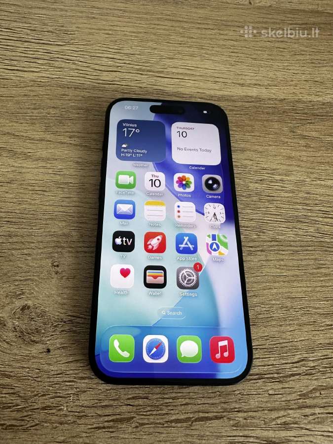 Parduodu iPhone 15 Pro baterija 87% - nuotraukos Nr. 2