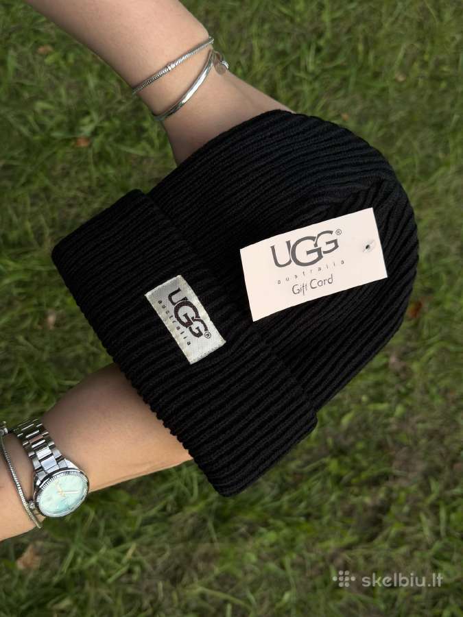 Nauja balta Ugg Australia kepurė (su atvartu) - nuotraukos Nr. 4