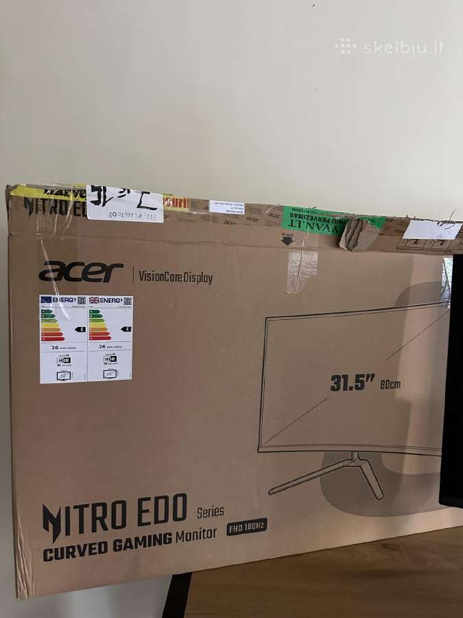 Acer Nitro Ed320qrp3 – 31.5 Fhd 180hz Curved - nuotraukos Nr. 2
