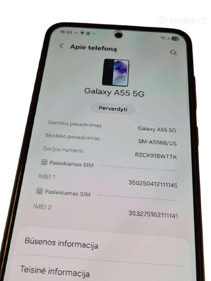 Samsung Galaxy A55 5G (Ekspo) + 6 mėn. garantija - nuotraukos Nr. 5