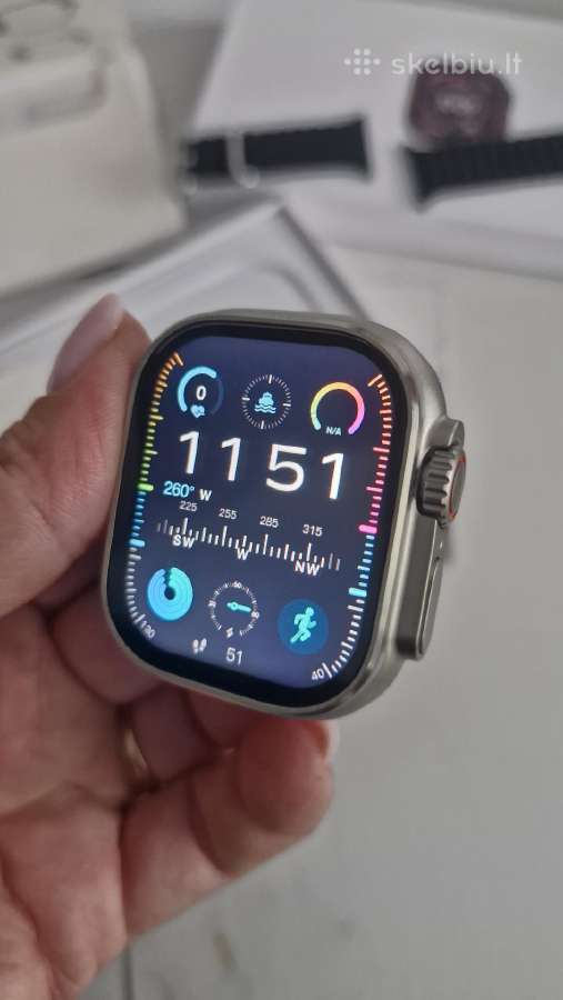 Naujas apple watch ultra 2 laikrodis - nuotraukos Nr. 7