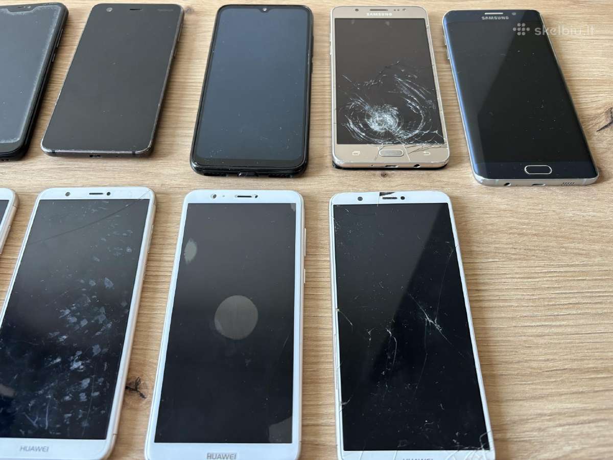 19 telefonų, Huawei, Samsung, Nokia - nuotraukos Nr. 3