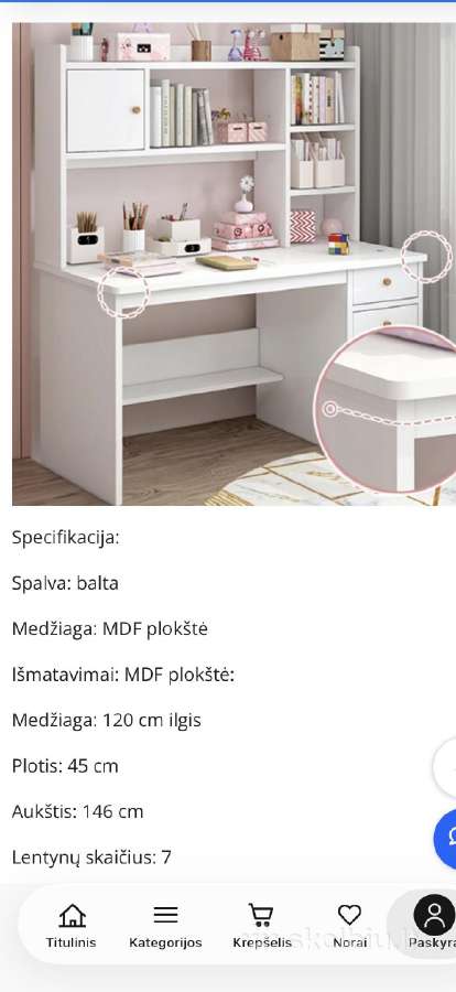 Parduodu stala - nuotraukos Nr. 2