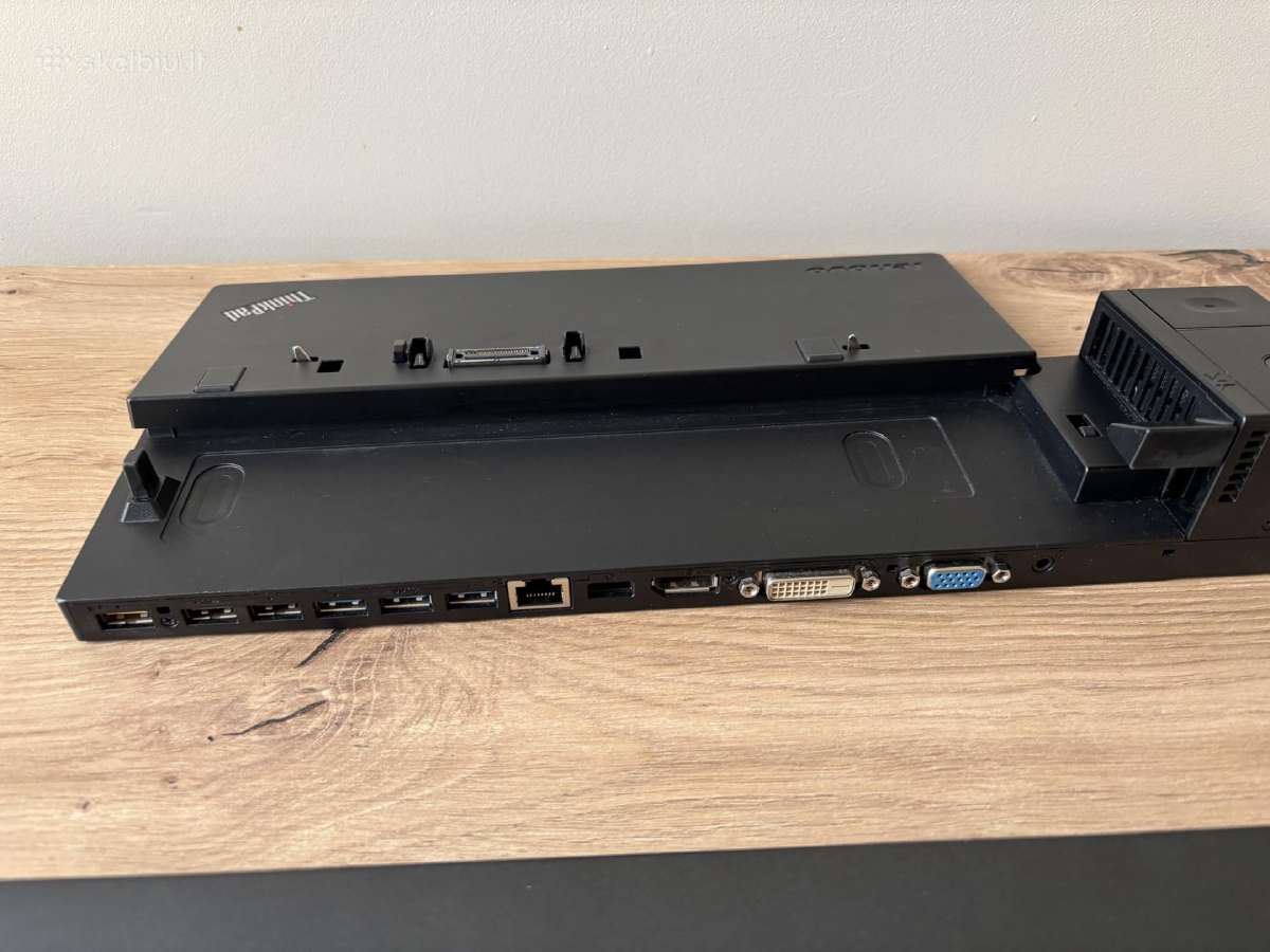 Lenovo Thinkpad x240 su dock station ir pele - nuotraukos Nr. 5
