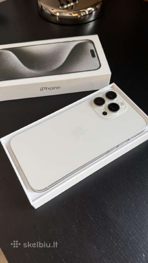 Parduodu naudotą telefona iPhone 15 pro max - nuotraukos Nr. 3