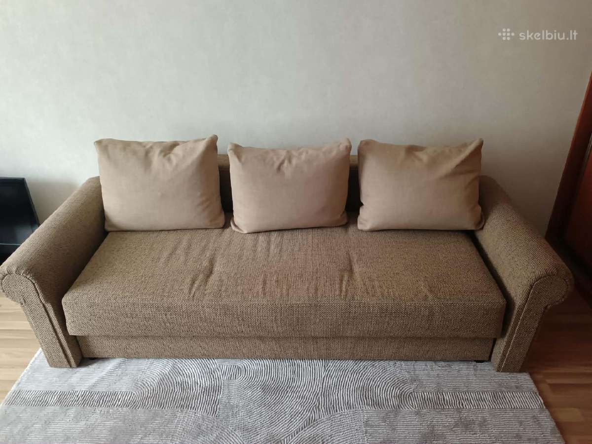 Miegamoji sofa-lova su patalynės dėže - nuotraukos Nr. 2