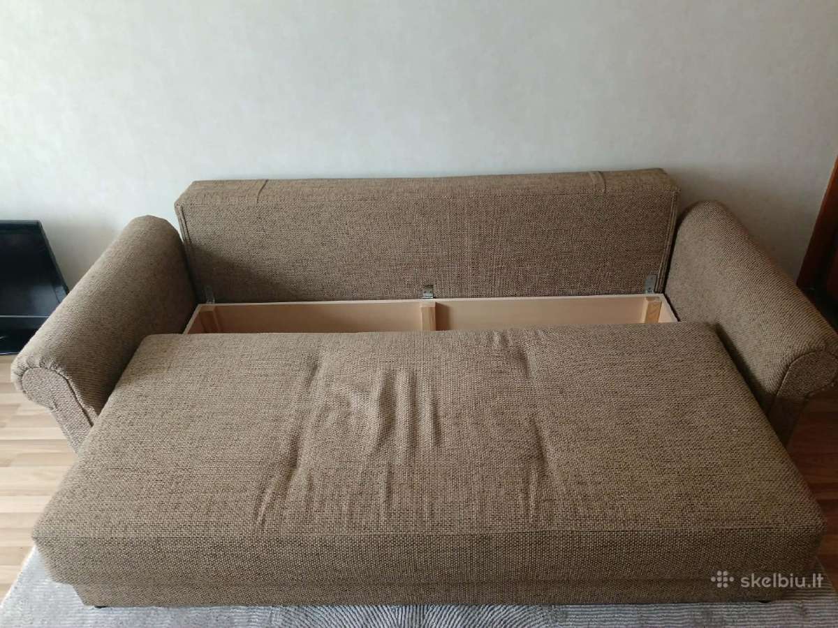 Miegamoji sofa-lova su patalynės dėže - nuotraukos Nr. 4