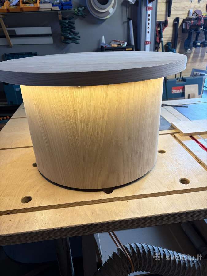 Kavos staliukai ir lentyna su LED maitimas power b - nuotraukos Nr. 5