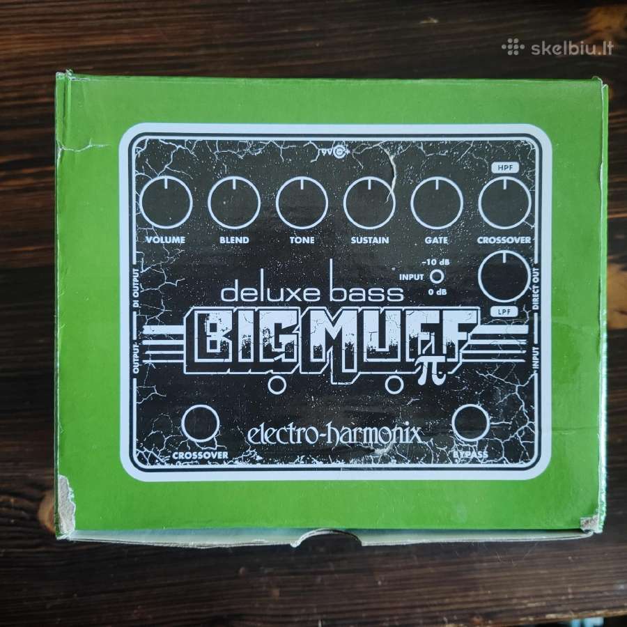 Ehx Deluxe Bass Big Muff fuzas bosinei gitarai - nuotraukos Nr. 7