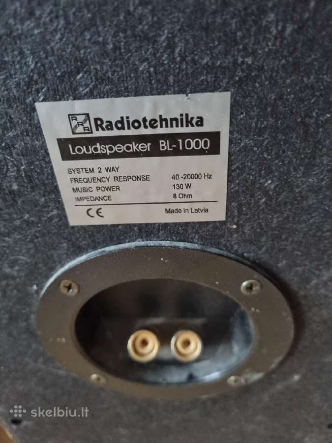 Radiotechnika Bl1000 - nuotraukos Nr. 2