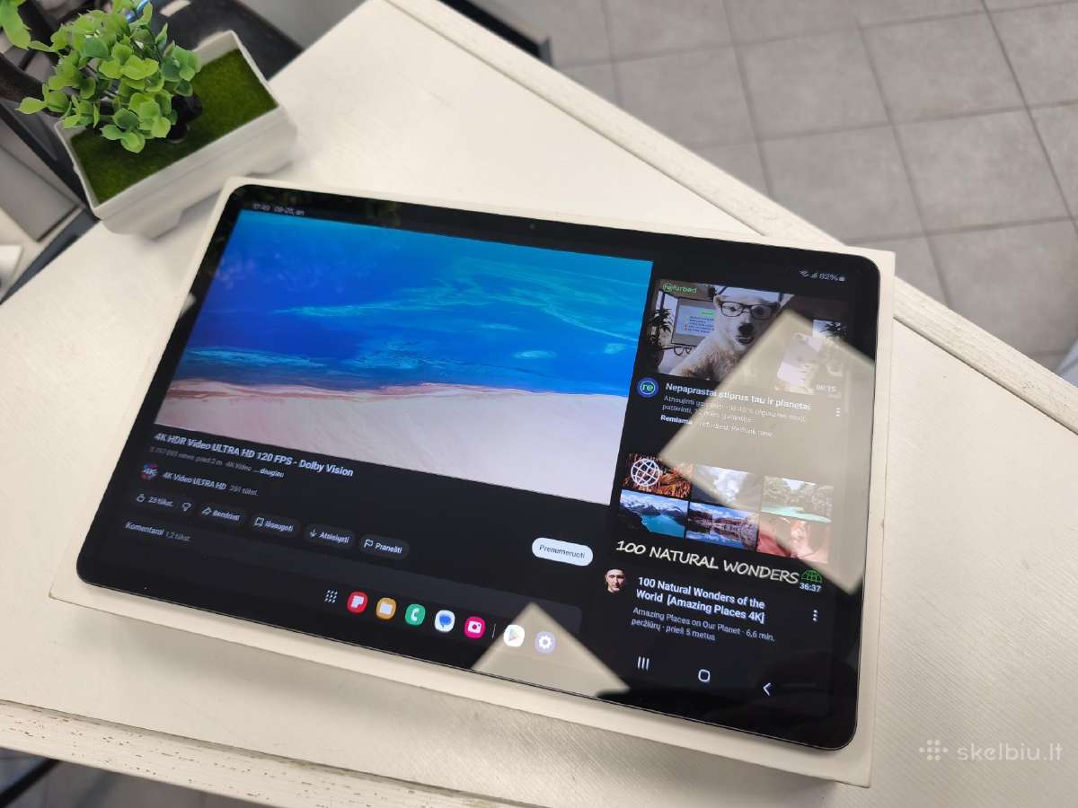 Kaip nauja Samsung Tab S7 Fe planšetė su Garantija - nuotraukos Nr. 4
