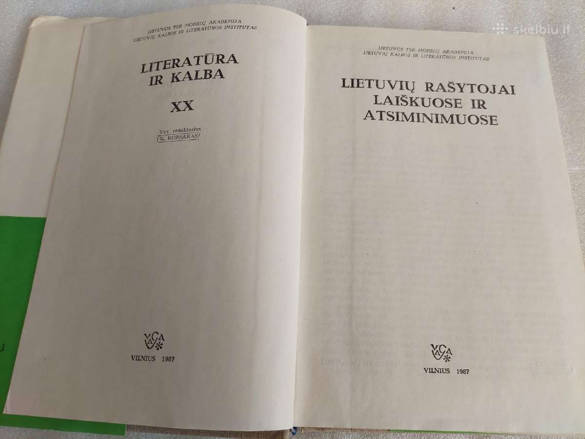 Literatūra ir kalba XX - nuotraukos Nr. 2