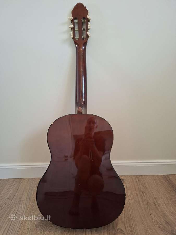 Klasikinė gitara su dėklu ir priedais - nuotraukos Nr. 5