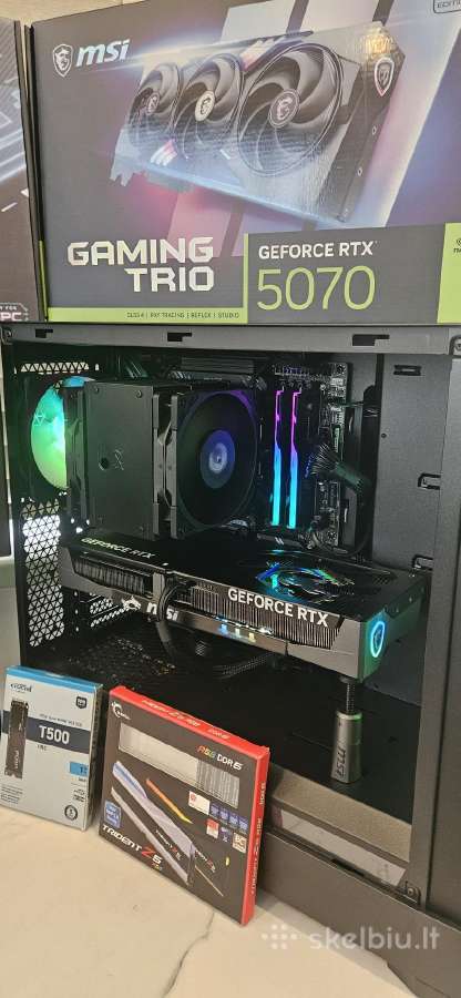 Kompiuteris: Rtx 5070 12gb / Intel 265k / RAM 32gb - nuotraukos Nr. 5