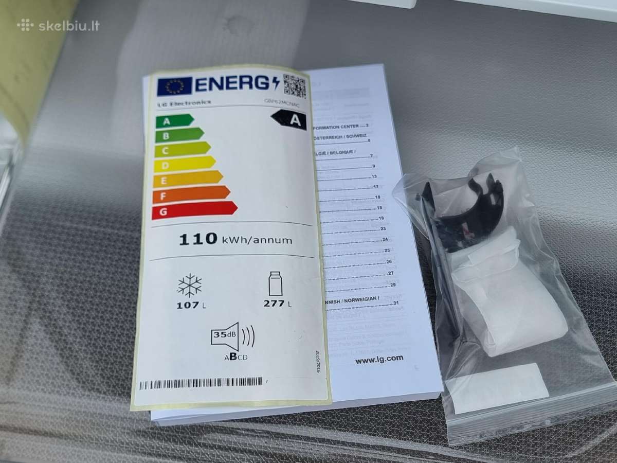 Naujas LG Gbp62mcnac ,A energijos kl+ garantija - nuotraukos Nr. 12