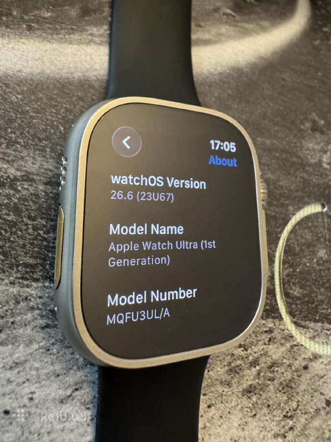 Apple Watch Ultra GPS + Cellular, 49mm Titanium - nuotraukos Nr. 4