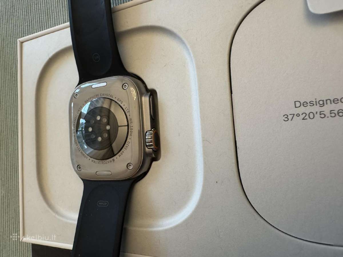 Apple Watch Ultra GPS + Cellular, 49mm Titanium - nuotraukos Nr. 3
