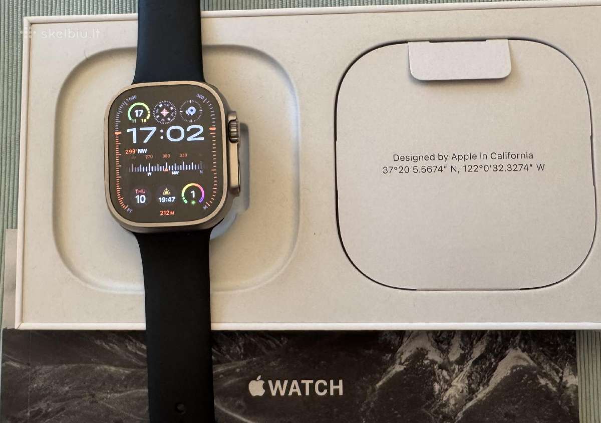 Apple Watch Ultra GPS + Cellular, 49mm Titanium - nuotraukos Nr. 2