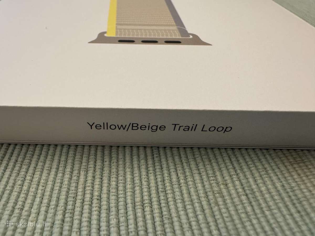 Yellow/beige Trail Loop apyrankė Apple Watch Ultra - nuotraukos Nr. 4