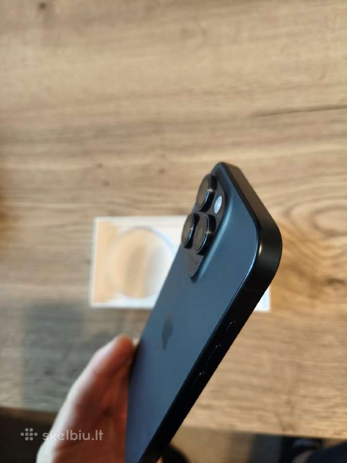 Parduodu idealios būklės iPhone 15 Pro 256gb - nuotraukos Nr. 3